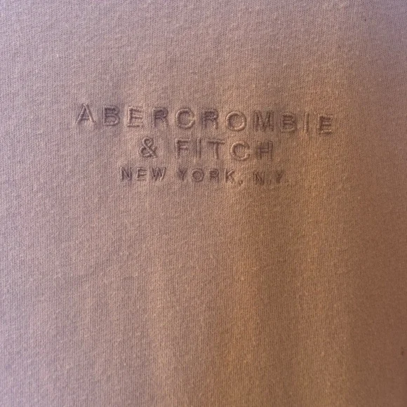 Abercrombie & Fitch Pale Pink Long Sleeve Soft Tee Shirt • XXL - Picture 4 of 5